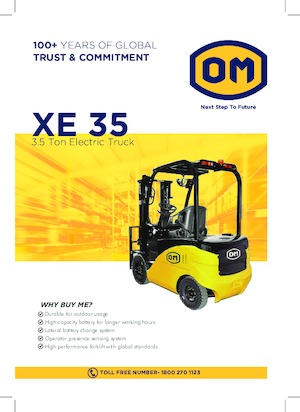 Chariots élevateurs frontaux  electriques OM XE35