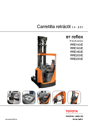 Chariots élévateurs pousseurs électriques BT Reflex RRE 140 H