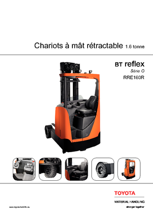 Chariots élévateurs pousseurs électriques BT Reflex RRE 160 R