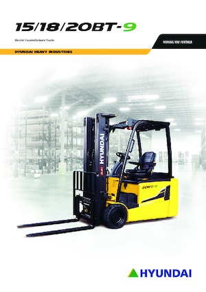 Chariots élevateurs frontaux  electriques Hyundai 20 BT 9 ac