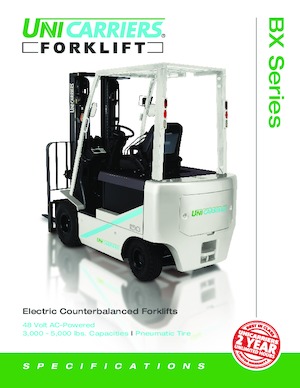 Chariots élevateurs frontaux  electriques UniCarriers BXP35LN