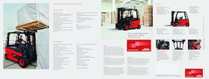 Chariots élevateurs frontaux  electriques Linde E 40/600 L