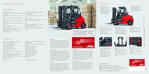 Chariots élevateurs frontaux  electriques Linde E 70