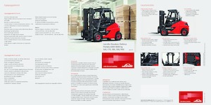 Chariots élevateurs frontaux  electriques Linde E 70