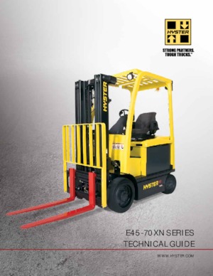 Chariots élevateurs frontaux  electriques Hyster E55XN