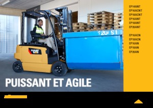 Chariots élevateurs frontaux  electriques Caterpillar EP16AN