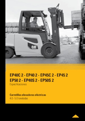 Chariots élevateurs frontaux  electriques Caterpillar EP50 2