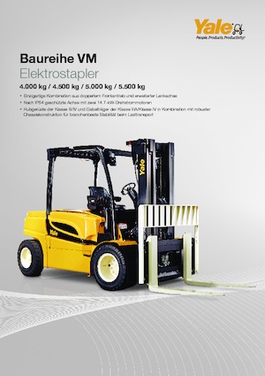 Chariots élevateurs frontaux  electriques Yale ERP 55 VM