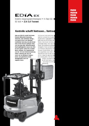 Chariots élevateurs frontaux  electriques Mitsubishi FB25CN