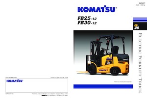 Chariots élevateurs frontaux  electriques Komatsu FB30-12