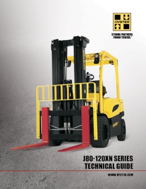 Chariots élevateurs frontaux  electriques Hyster J80XN