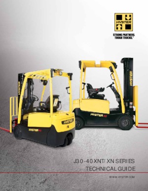 Chariots élevateurs frontaux  electriques Hyster J40XN