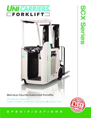 Chariots élevateurs frontaux  electriques UniCarriers SCX30N