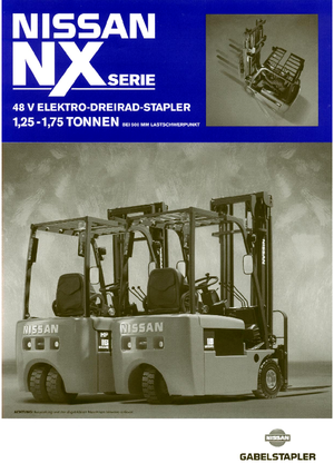 Chariots élevateurs frontaux  electriques Nissan GN 01 L 18 HQ