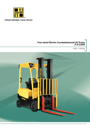 Chariots élevateurs frontaux  electriques Hyster J1.6XN (MWB)