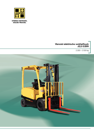 Chariots élevateurs frontaux  electriques Hyster J3.0XN