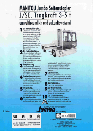 Chariots élévateurs tout terrain Jumbo J/SE 50