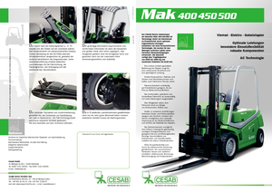 Chariots élevateurs frontaux  electriques Cesab MAK 450 AC