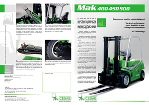 Chariots élevateurs frontaux  electriques Cesab MAK 450 AC