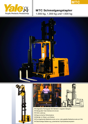 Chargeurs latéraux électriques Yale MTC15 SWB