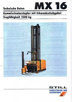 Chargeurs latéraux électriques Still-Wagner MX 16