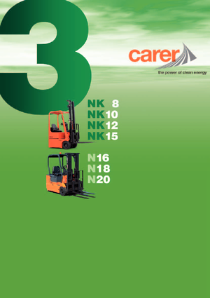 Chariots élevateurs frontaux  electriques Carer NK 15 ac