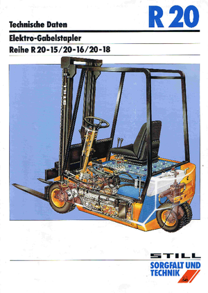 Chariots élevateurs frontaux  electriques Still R 20-16 I