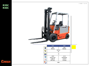 Chariots élevateurs frontaux  electriques Carer R 35 C