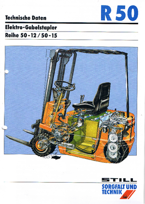 Chariots élevateurs frontaux  electriques Still R 50-15