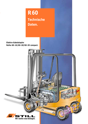 Chariots élevateurs frontaux  electriques Still R 60-20 C