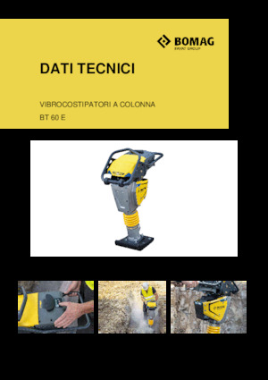 Pilonneuses électriques Bomag BT 60 E 
