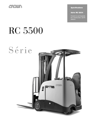 Chariots élevateurs frontaux  electriques Crown RC 5530 1,5
