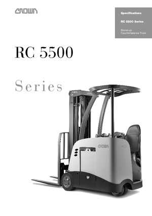 Chariots élevateurs frontaux  electriques Crown RC 5530 1,5