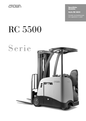 Chariots élevateurs frontaux  electriques Crown RC 5540 1.8