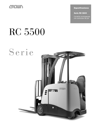 Chariots élevateurs frontaux  electriques Crown RC 5540 1.8
