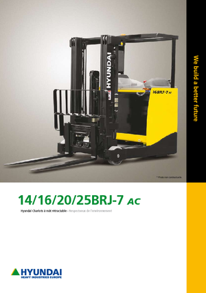 Chariots élévateurs pousseurs électriques Hyundai 14 BRJ 7