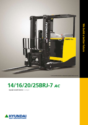 Chariots élévateurs pousseurs électriques Hyundai 14 BRJ 7