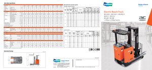 Chariots élévateurs pousseurs électriques Doosan BR 16 JW-Euro