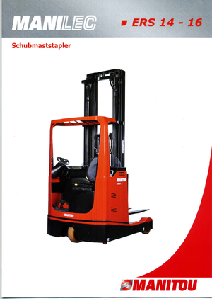 Chariots élévateurs pousseurs électriques Manitou ERS 14