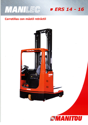 Chariots élévateurs pousseurs électriques Manitou ERS 14