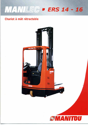 Chariots élévateurs pousseurs électriques Manitou ERS 14