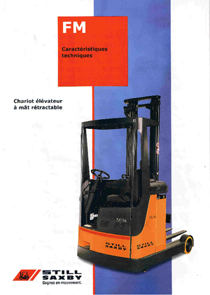 Chariots élévateurs pousseurs électriques Still FM 14