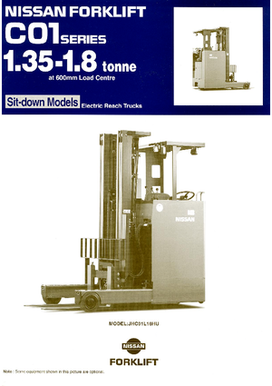 Chariots élévateurs pousseurs électriques Nissan JHC 01 L 18 HU