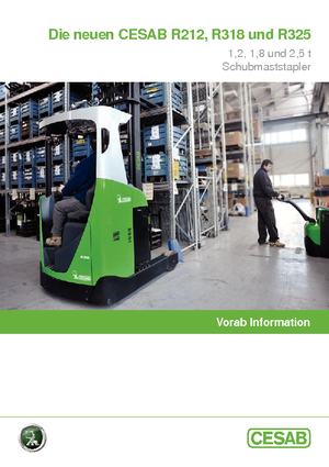 Chariots élévateurs pousseurs électriques Cesab R 212