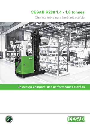 Chariots élévateurs pousseurs électriques Cesab R 214