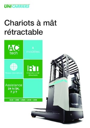 Chariots élévateurs pousseurs électriques UniCarriers UMS 160 