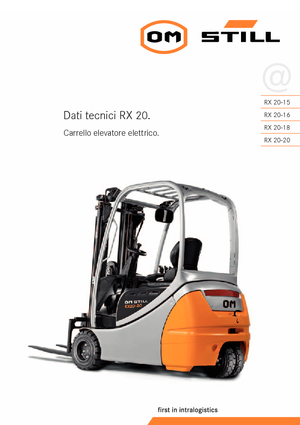 Chariots élevateurs frontaux  electriques Still RX 20-20 P