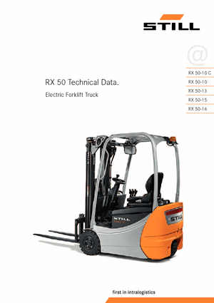 Chariots élevateurs frontaux  electriques Still RX 50-15