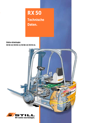 Chariots élevateurs frontaux  electriques Still RX 50-10