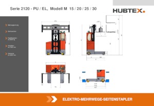 Chargeurs latéraux électriques Hubtex M 30
